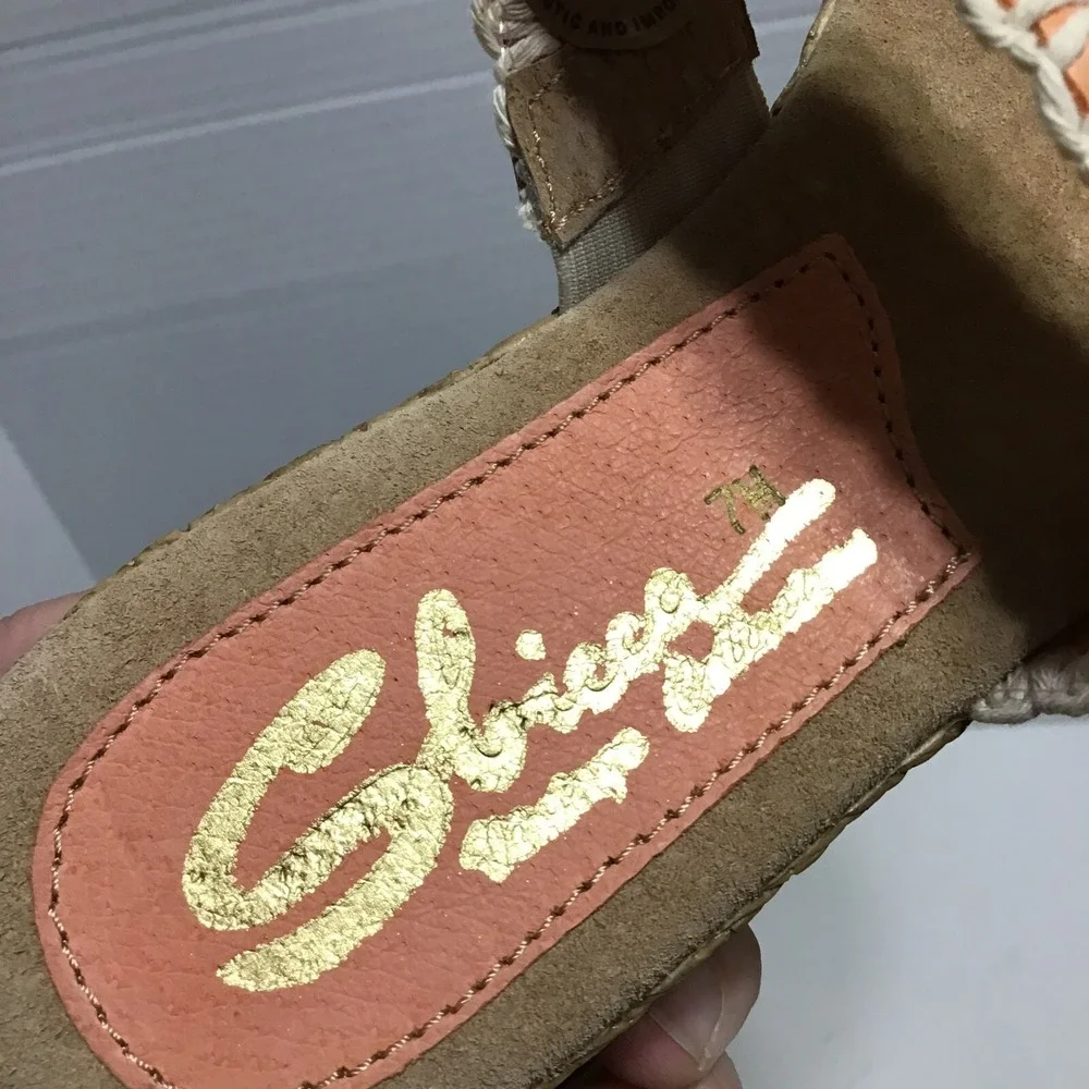 Sbicca Vintage Collection Women's Coral Anette Slip On‎ Slide Sandal Size 7 USA
